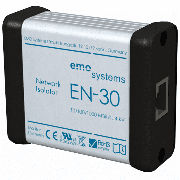 Network isolator EMOSAFE EN-30 with gigabit ethernet