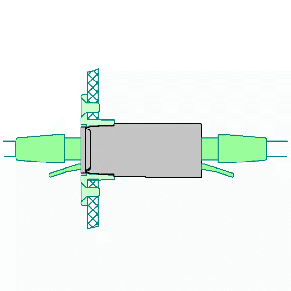 Pictogram for the network isolator EMOSAFE EN-70HD-S