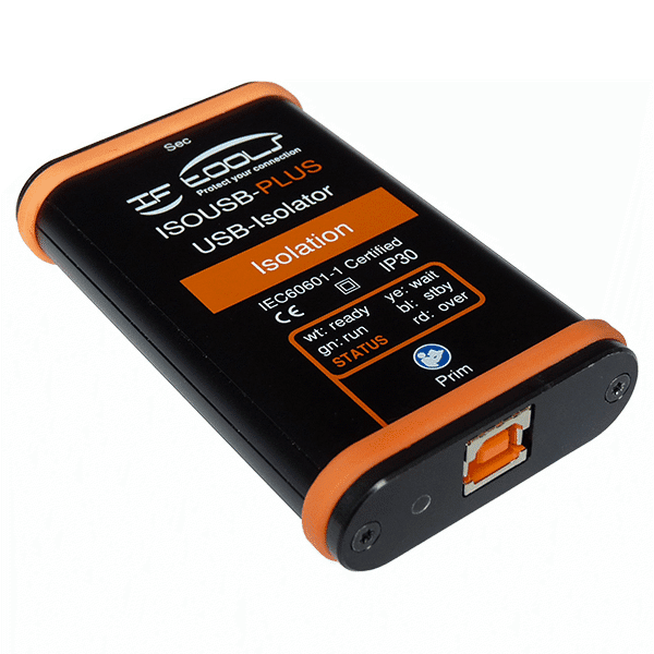 USB isolator ISOUSB-PLUS-BOX type B with 12 Mbit/s and overvoltage protection