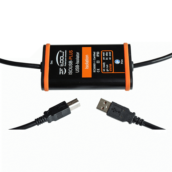 USB-Isolator ISOUSB-PLUS-CABLE-B mit 12 Mbit/s zur galvanischen Trennung