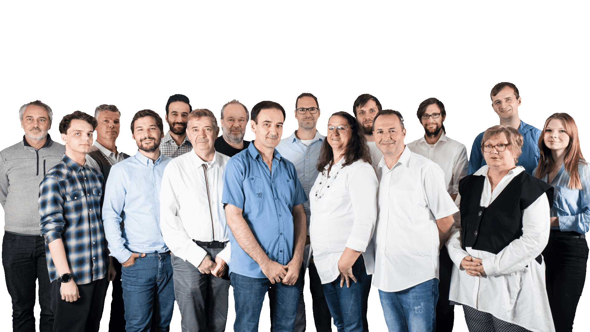 Teamfoto von Mitarbeitern der EMO Systems GmbH